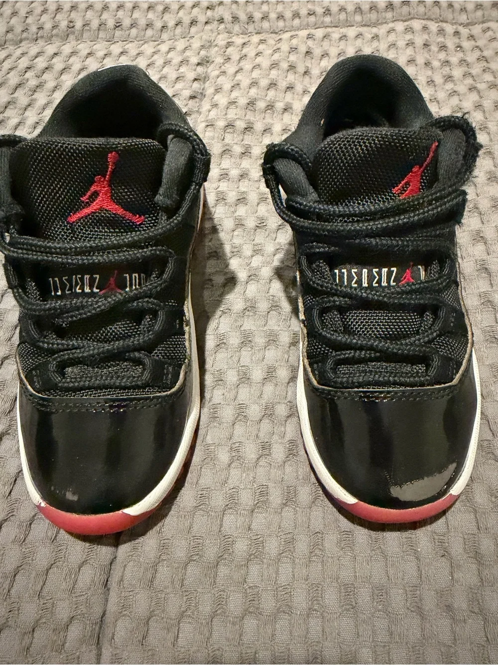 Nike Air Jordan 11 Retro Low “Bred” Toddler Shoes – Size 11C